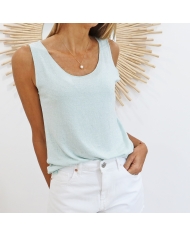 Top Sophia vert d'eau