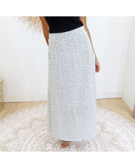 Jupe Floriane Noir/blanc