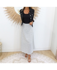 Jupe Floriane Noir/blanc