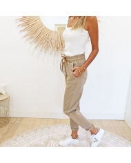 Jean jogg Lidia taupe