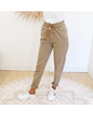 Jean jogg Lidia taupe