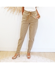 Jean jogg Lidia taupe