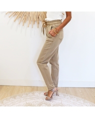 Jean jogg Lidia taupe