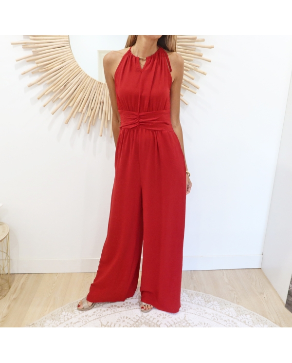 Combipantalon Louise rouge