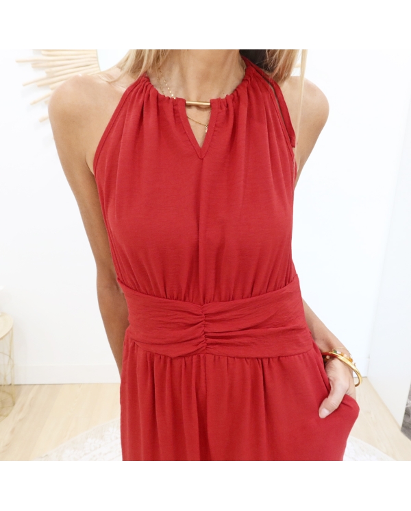 Combipantalon Louise rouge