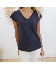 T-shirt Kalise Kaffe noir