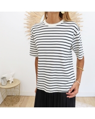 T-shirt Kawinny KAFFE noir