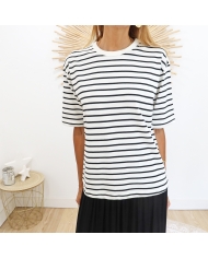 T-shirt Kawinny KAFFE noir