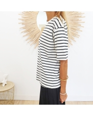 T-shirt Kawinny KAFFE noir