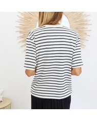 T-shirt Kawinny KAFFE noir