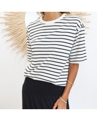 T-shirt Kawinny KAFFE noir