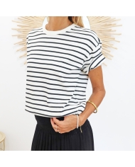 T-shirt Kawinny KAFFE noir