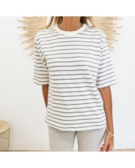 T-shirt Kawinny KAFFE gris