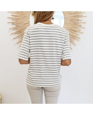 T-shirt Kawinny KAFFE gris