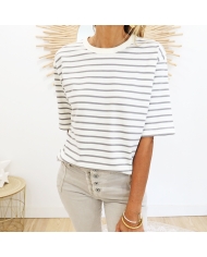 T-shirt Kawinny KAFFE gris