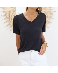 T-shirt Kafrida noir Kaffe