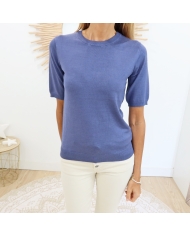 Pull Kalizza M-courtes bleu jean Kaffe