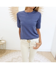 Pull Kalizza M-courtes bleu jean Kaffe