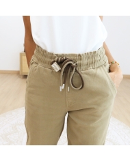 Jean jogg Lidia caramel