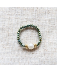 Bague perles