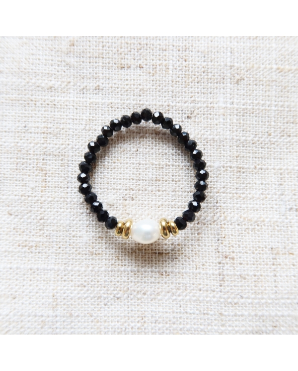 Bague perles
