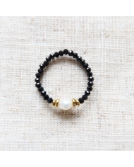 Bague perles
