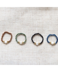 Bague perles