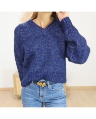 Pull Katrina Kaffe bleu