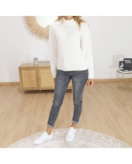 Pull Kabess écru Kaffe