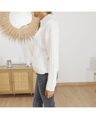 Pull Kabess écru Kaffe