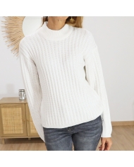 Pull Kabess écru Kaffe