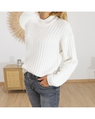 Pull Kabess écru Kaffe