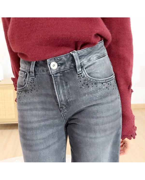 Jean Wide fit 30 noir Garcia