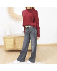 Jean Wide fit 32 noir Garcia