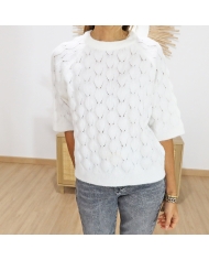 Pull KAmalene Kaffe écru