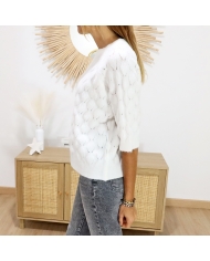 Pull KAmalene Kaffe écru