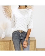 Pull KAmalene Kaffe écru