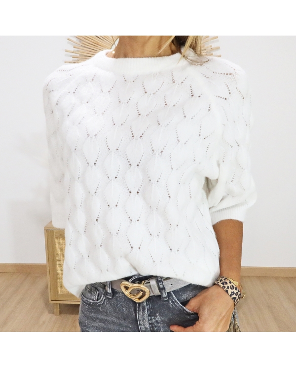 Pull KAmalene Kaffe écru