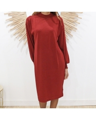 Robe Kaina KAFFE rouge