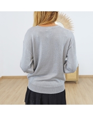 Pull KAregina KAFFE gris