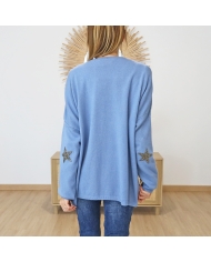 Gilet Siruis bleu jean