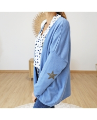 Gilet Siruis bleu jean