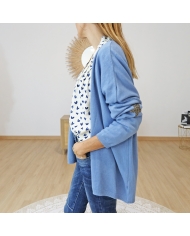 Gilet Siruis bleu jean