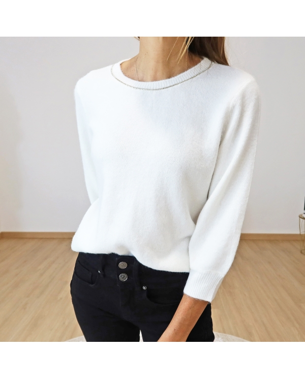 Pull KAmeridith KAFFE écru