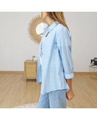 Chemisier Lola bleu