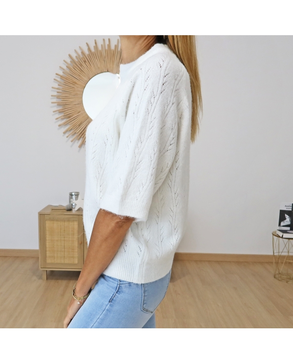 Pull KAtella Kaffe blanc