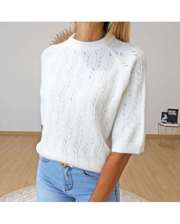 Pull KAtella Kaffe blanc