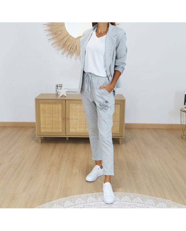 Jogg Etoiles gris
