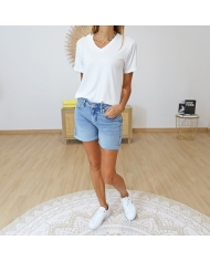 Short Rachel jean délavé Tiffosi