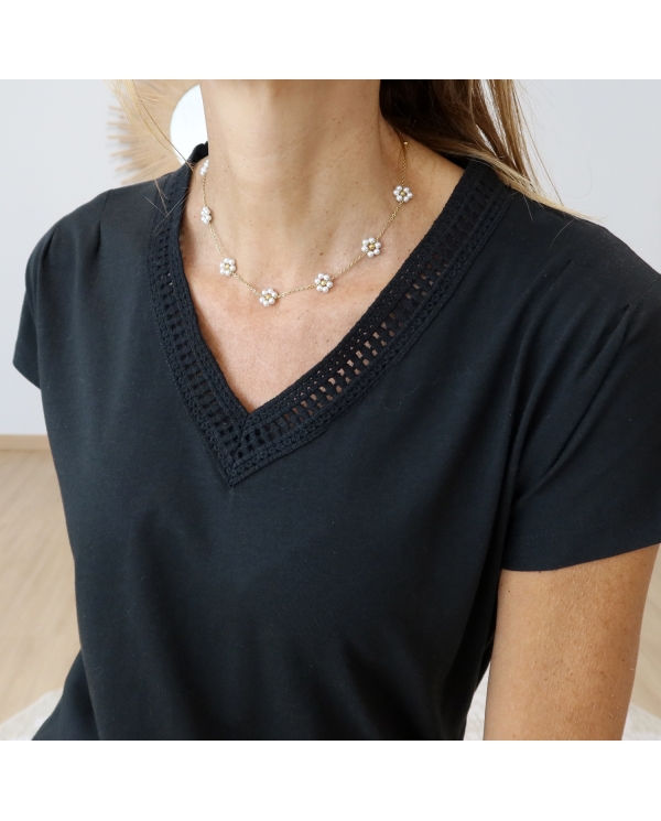 T-shirt Sunrise noir Garcia